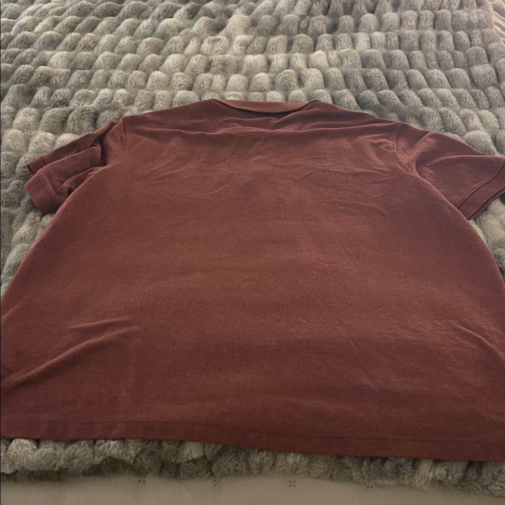 LIKE NEW Croft & Barrow Men's Burgundy Polo Shirt - Picture 4 of 4